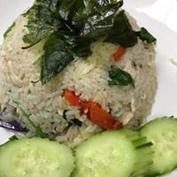 Green Curry Fried Rice ** - fried rice