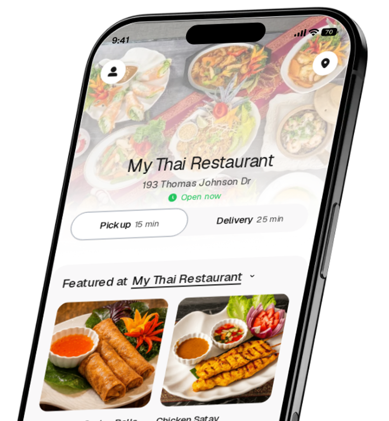 My Thai Restaurant app preview